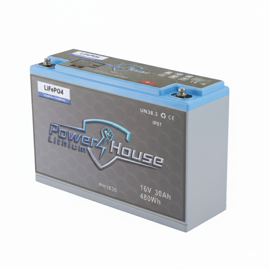 PowerHouse Lithium 16V 30Ah Deep-Cycle Battery
