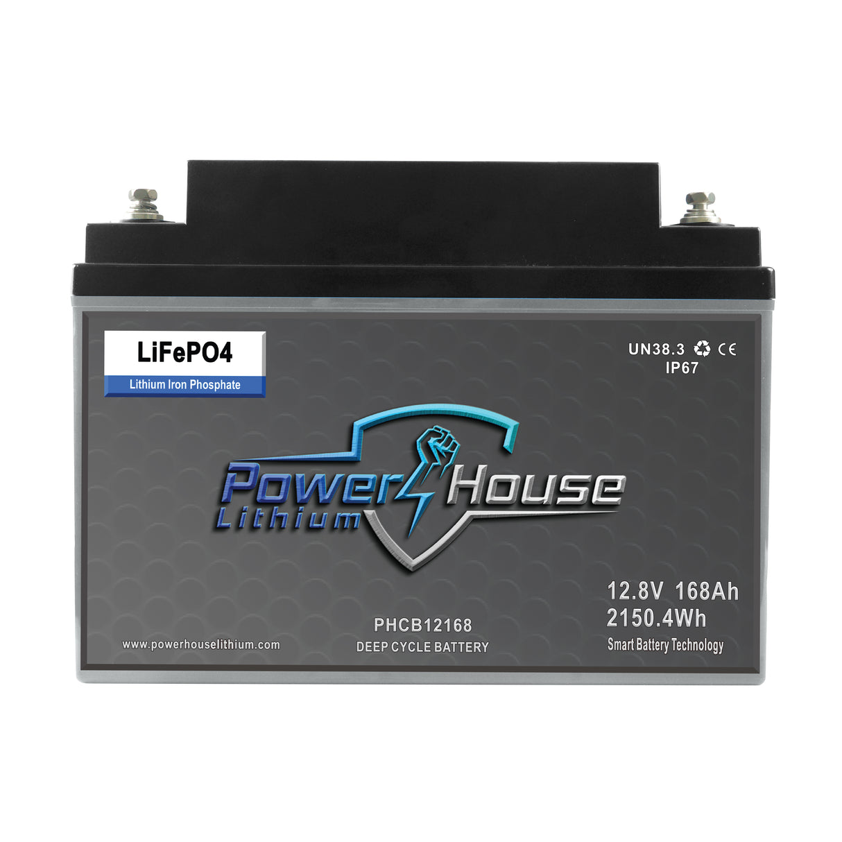PowerHouse Lithium 12V 168Ah Cranking Battery with Emergency Start
