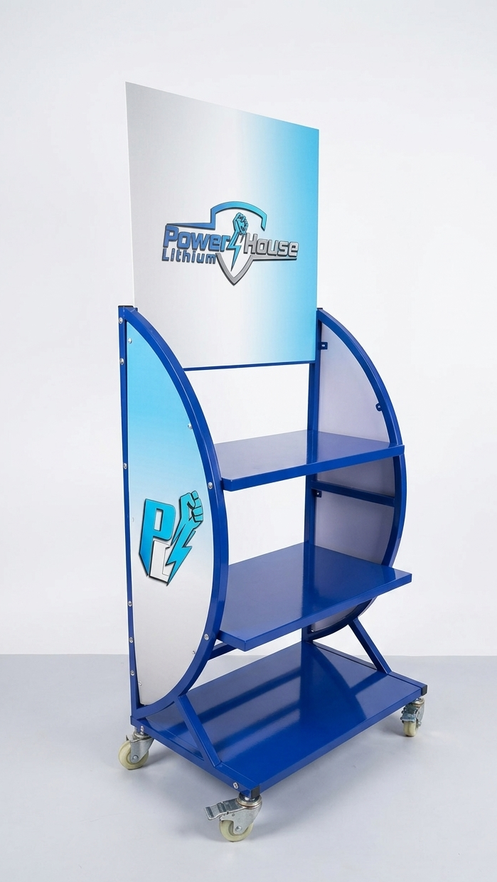 PowerHouse Lithium - Battery Rack Display