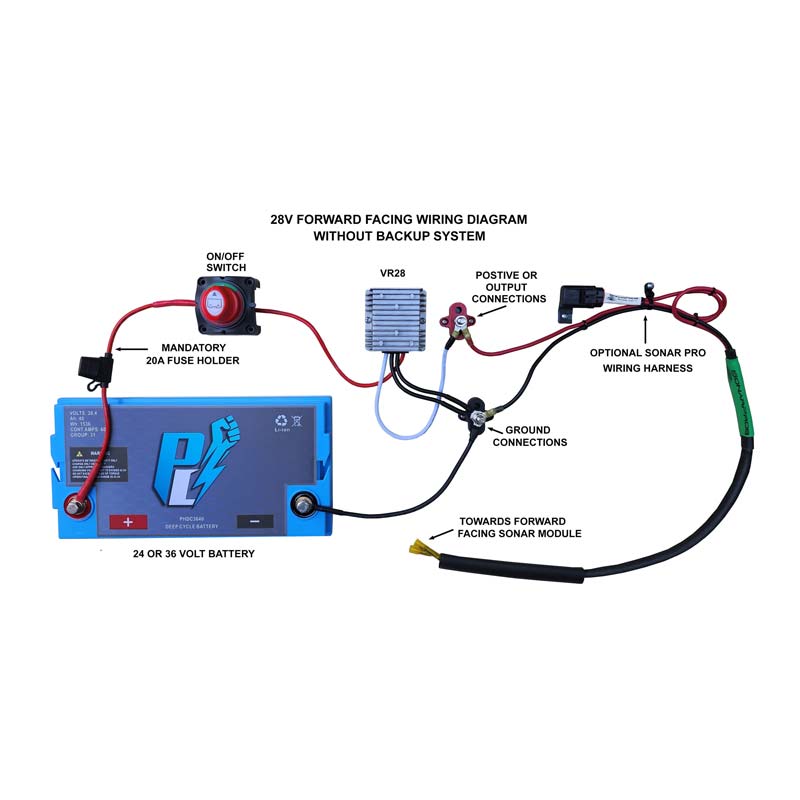 28v forward facing wiring
