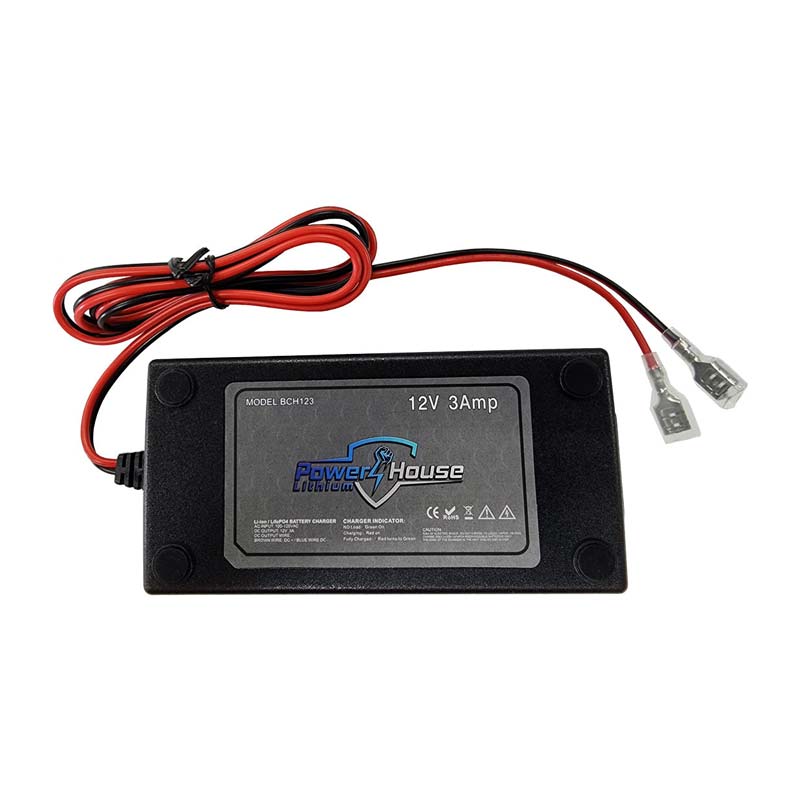 powerhouse lithium 12V 3amp non-waterproof ac charger - bch123