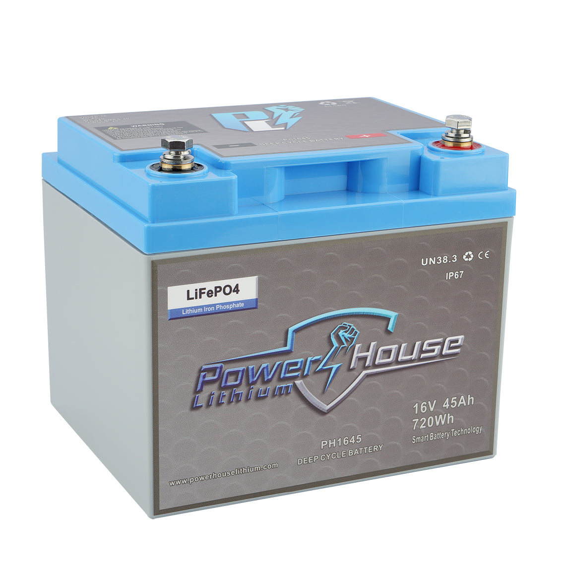 PowerHouse Lithium 16V 45Ah Deep Cycle Battery (2 Devices)