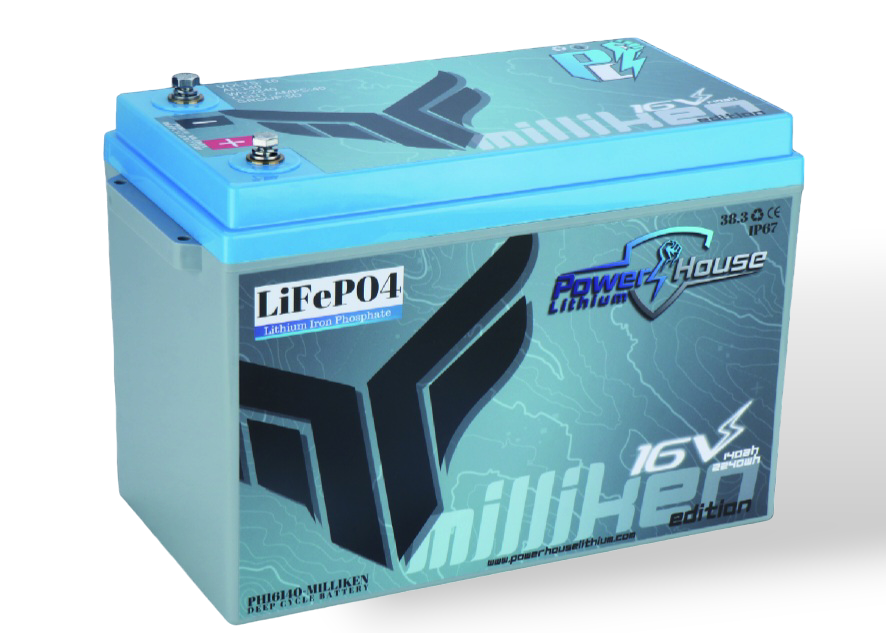 PHL Milliken Edition 16V 140Ah Deep Cycle Battery (5 to 8 devices) - - LIMITED EDITION