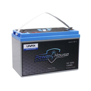 16V 80Ah Deep Cycle Battery (4 to 5 Devices)